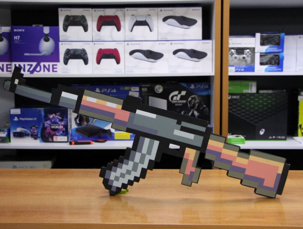 Автомат Калашникова Minecraft , 87 см в длину - интернет-магазин GameShock г. Челябинск Автомат Калашникова Minecraft , 87 см в длину - интернет-магазин GameShock г. Челябинск