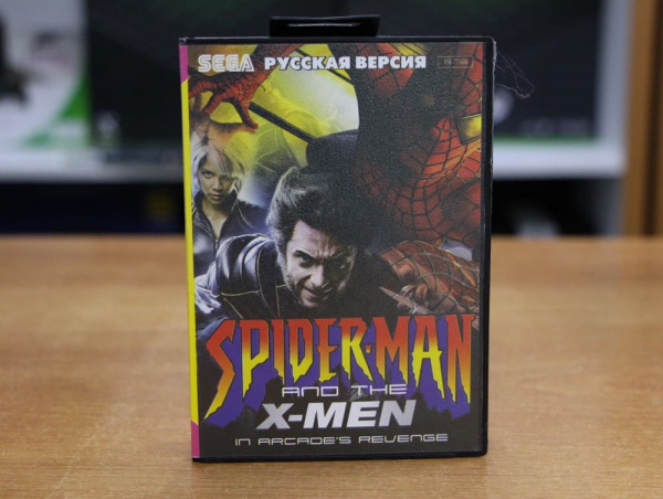 Картридж (16 бит) SPIDER MAN & THE X MEN для Сеги - интернет-магазин GameShock г. Челябинск Картридж (16 бит) SPIDER MAN & THE X MEN для Сеги - интернет-магазин GameShock г. Челябинск
