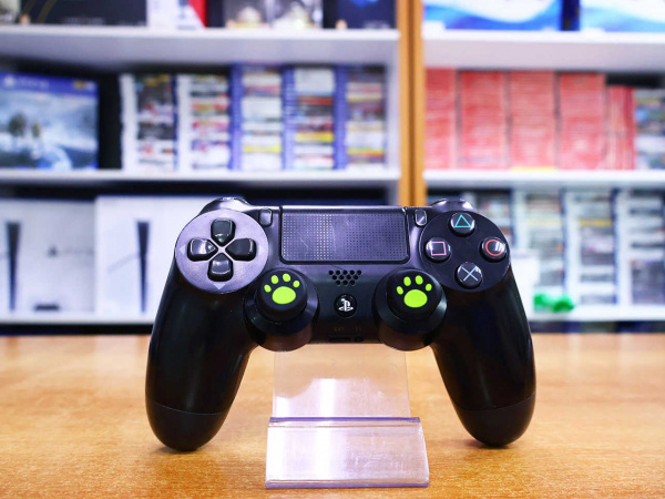 Накладки (насадки) на стики геймпада Cat Paw green для PlayStation 5/PS5/PS4/PS3/ Xbox Series/One/360 (2шт) - интернет-магазин GameShock г. Челябинск