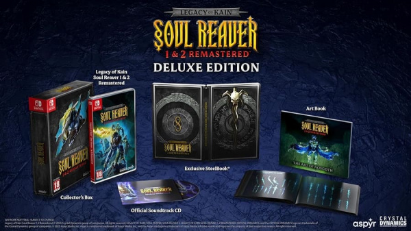 Legacy of Kain: Soul Reaver 1 & 2 Remastered - Deluxe Edition [Nintendo Switch, русская версия] - интернет-магазин GameShock г. Челябинск