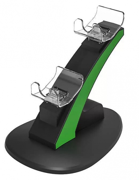 Зарядная станция OIVO +2 аккумулятора 1400 мАч для геймпадов Xbox One/Series Charging Dock Black (IV-BX305) - интернет-магазин GameShock г. Челябинск