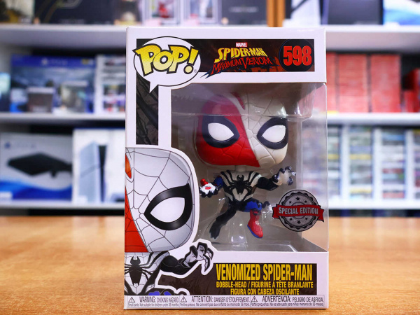Фигурка Funko POP! Marvel Spider-Man Maximum Venom: Venomized Spider-Man 598 - интернет-магазин GameShock г. Челябинск