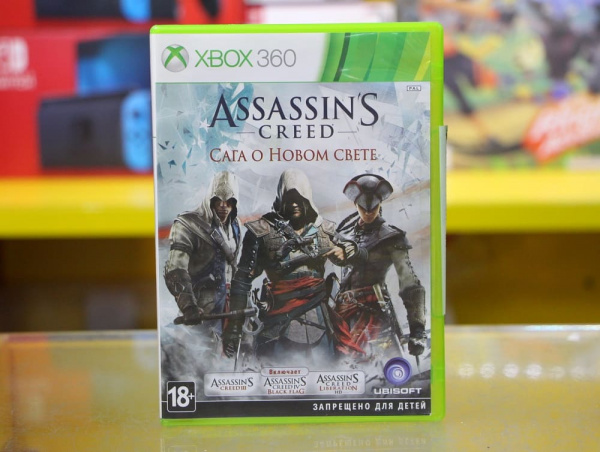 Assassin's Creed: Сага о Новом Свете (Birth of a New World) (Xbox 360, РУС, БУ) - интернет-магазин GameShock г. Челябинск