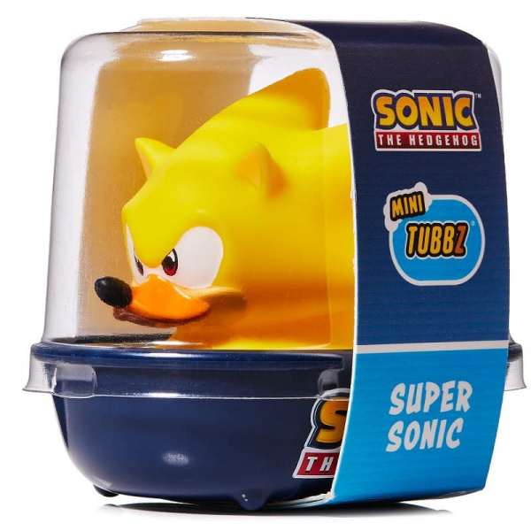 Фигурка-утка Tubbz Sonic the Hedgehog Super Sonic (Mini) - интернет-магазин GameShock г. Челябинск