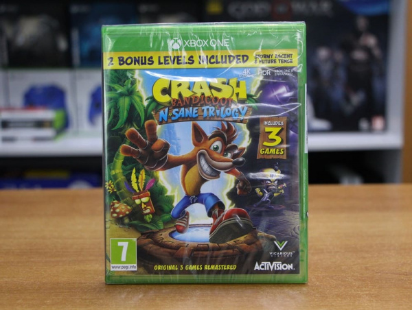 Crash Bandicoot N. Sane Trilogy (Xbox One, английская версия) - интернет-магазин GameShock г. Челябинск Crash Bandicoot N. Sane Trilogy (Xbox One, английская версия) - интернет-магазин GameShock г. Челябинск