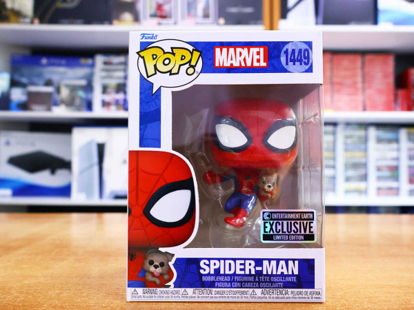 Фигурка Funko POP! Marvel: Spider-Man with Sandwich the Dog (Exc) 1449 - интернет-магазин GameShock г. Челябинск Фигурка Funko POP! Marvel: Spider-Man with Sandwich the Dog (Exc) 1449 - интернет-магазин GameShock г. Челябинск