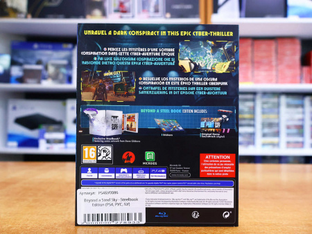 Beyond a Steel Sky - Steelbook Edition (PS4, РУС, БУ) - интернет-магазин GameShock г. Челябинск Beyond a Steel Sky - Steelbook Edition (PS4, РУС, БУ) - интернет-магазин GameShock г. Челябинск