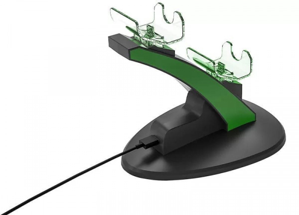 Зарядная станция OIVO +2 аккумулятора 1400 мАч для геймпадов Xbox One/Series Charging Dock Black (IV-BX305) - интернет-магазин GameShock г. Челябинск
