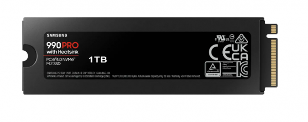 Samsung 990 PRO 1TB M.2 NVMe SSD с радиатором (БУ) - интернет-магазин GameShock г. Челябинск