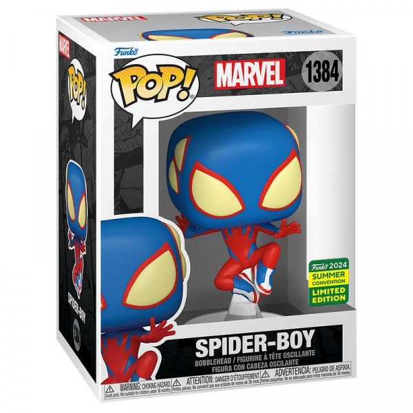 Фигурка Funko POP! Marvel: Spider-Boy (Funkon 2024 Exc) 1384 - интернет-магазин GameShock г. Челябинск Фигурка Funko POP! Marvel: Spider-Boy (Funkon 2024 Exc) 1384 - интернет-магазин GameShock г. Челябинск