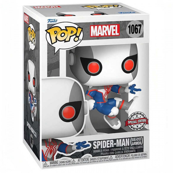 Фигурка Funko POP! Marvel: Spider-Man (Bug-Eyes Armor) 1067 - интернет-магазин GameShock г. Челябинск