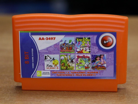 Картридж (8 бит) сборник игр 6в1 "AA-2497" ALADDIN 1+TINY TOON 1+2+TOM & JERRY+.. и другие для Денди - интернет-магазин GameShock г. Челябинск Картридж (8 бит) сборник игр 6в1 "AA-2497" ALADDIN 1+TINY TOON 1+2+TOM & JERRY+.. и другие для Денди - интернет-магазин GameShock г. Челябинск