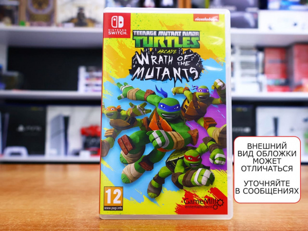 Teenage Mutant Ninja Turtles: Wrath of the Mutants (Nintendo Switch, английская версия, БУ) - интернет-магазин GameShock г. Челябинск