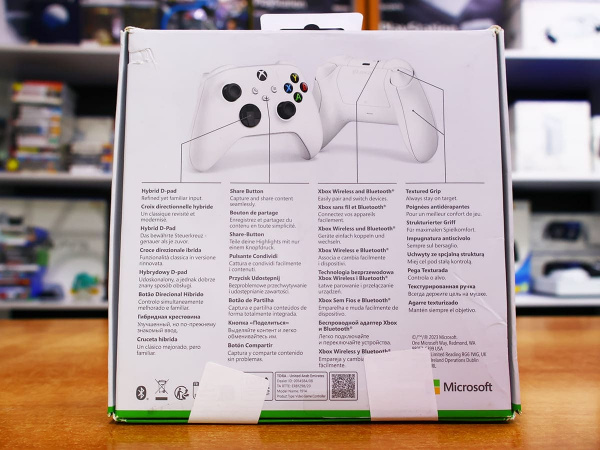 Геймпад Microsoft Xbox Series Robot White (model 1914) (белый) (витринный экземпляр) - интернет-магазин GameShock г. Челябинск