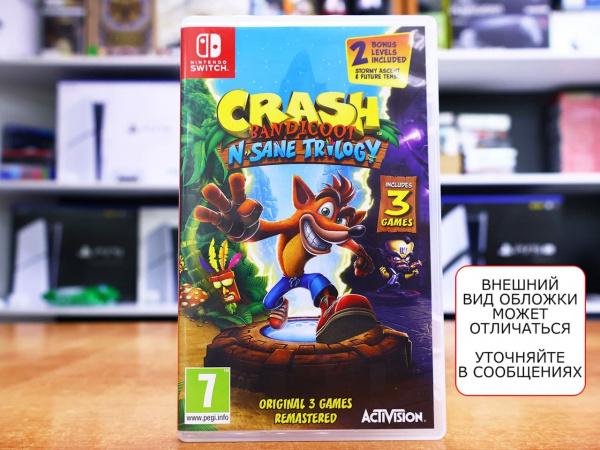 Crash Bandicoot N. Sane Trilogy (Nintendo Switch, АНГЛ, БУ) - интернет-магазин GameShock г. Челябинск Crash Bandicoot N. Sane Trilogy (Nintendo Switch, АНГЛ, БУ) - интернет-магазин GameShock г. Челябинск