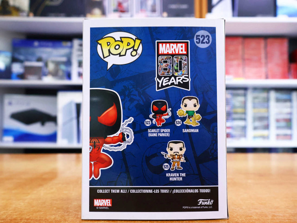 Фигурка Funko POP! Marvel 80th: Scarlet Spider Kaine Parker (Exc) 523 - интернет-магазин GameShock г. Челябинск Фигурка Funko POP! Marvel 80th: Scarlet Spider Kaine Parker (Exc) 523 - интернет-магазин GameShock г. Челябинск