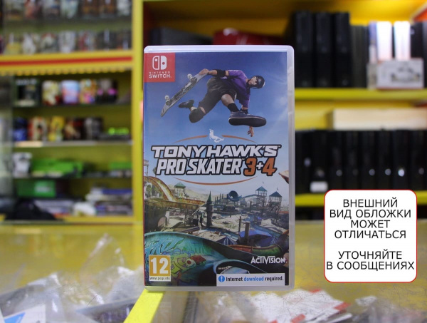 Tony Hawk's Pro Skater 3 + 4 (Nintendo Switch, АНГЛ, БУ) - интернет-магазин GameShock г. Челябинск Tony Hawk's Pro Skater 3 + 4 (Nintendo Switch, АНГЛ, БУ) - интернет-магазин GameShock г. Челябинск