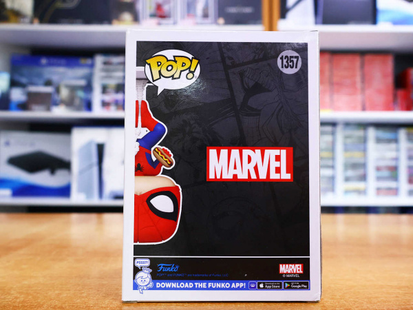 Фигурка Funko POP! Marvel: Spider Man with Hotdog (Exc) 1357 - интернет-магазин GameShock г. Челябинск