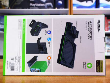 Подставка Xbox Series X Multifunctional Charging Dock DOBE (TYX-1622) - интернет-магазин GameShock г. Челябинск Подставка Xbox Series X Multifunctional Charging Dock DOBE (TYX-1622) - интернет-магазин GameShock г. Челябинск
