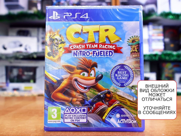 Crash Team Racing: Nitro Fueled (PS4, английская версия) - интернет-магазин GameShock г. Челябинск