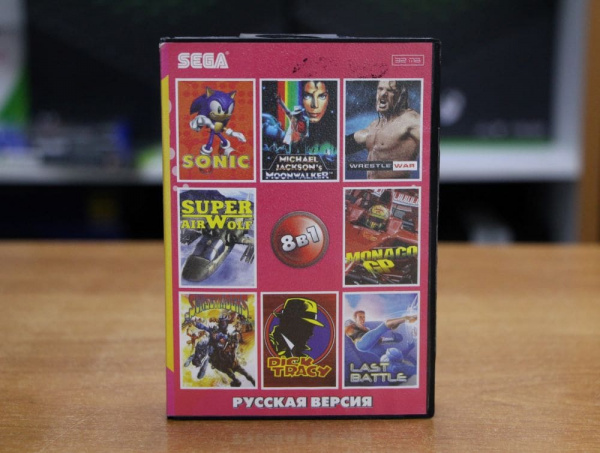 Картридж (16 бит) сборник 8в1 SK-8005 для Сеги - интернет-магазин GameShock г. Челябинск