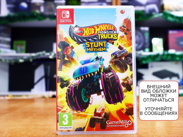 Hot Wheels Monster Trucks: Stunt Mayhem (Nintendo Switch, английская версия, БУ) - интернет-магазин GameShock г. Челябинск