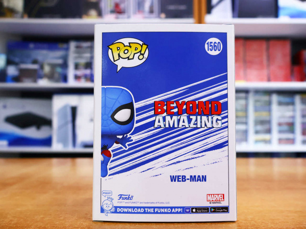 Фигурка Funko POP! Marvel: Web Man with Webbing (Exc) 1560 - интернет-магазин GameShock г. Челябинск Фигурка Funko POP! Marvel: Web Man with Webbing (Exc) 1560 - интернет-магазин GameShock г. Челябинск