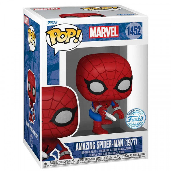 Фигурка Funko POP! Marvel: Amazing Spider Man (1977) (Exc) 1452 - интернет-магазин GameShock г. Челябинск Фигурка Funko POP! Marvel: Amazing Spider Man (1977) (Exc) 1452 - интернет-магазин GameShock г. Челябинск