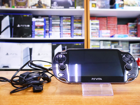 Sony PS Vita PCH-1100 Wi-Fi Black + 4gb + 64gb sd2vita + Henkaku [БУ] - интернет-магазин GameShock г. Челябинск