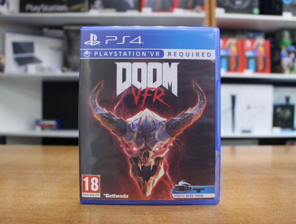 DOOM VFR (PS4, РУС, БУ) - интернет-магазин GameShock г. Челябинск