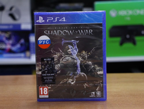 Middle earth: Shadow of War (Средиземье: Тени Войны) [PS4, русские субтитры] - интернет-магазин GameShock г. Челябинск