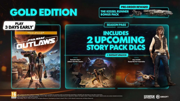 Star Wars Outlaws - Gold Edition [Xbox Series X, русские субтитры] - интернет-магазин GameShock г. Челябинск