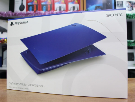 Съемные боковые панели для PlayStation 5 с дисководом Cobalt Blue (синий) - интернет-магазин GameShock г. Челябинск
