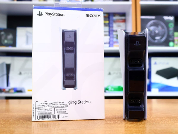 Зарядная станция SONY для 2-х геймпадов Playstation 5 (PS5) DualSense Charging Dock (CFI-ZDS1) (Hong Kong) (БУ) - интернет-магазин GameShock г. Челябинск