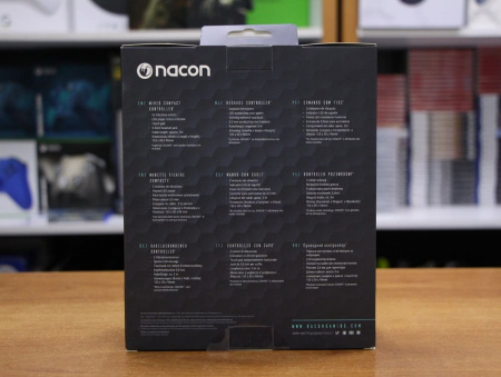 Геймпад проводной Nacon Wired Compact (PS4, PC) серый - интернет-магазин GameShock г. Челябинск