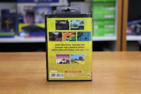 Картридж (16 бит) cборник игр 7в1 "AA-71001" JUARUSSIC PARK 1,2,3/LION KING 1,2,3+ для Сеги - интернет-магазин GameShock г. Челябинск Картридж (16 бит) cборник игр 7в1 "AA-71001" JUARUSSIC PARK 1,2,3/LION KING 1,2,3+ для Сеги - интернет-магазин GameShock г. Челябинск