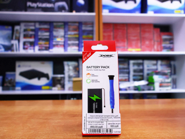 Аккумуляторная батарея Dobe, для контроллеров Nintendo Switch, 1850mAh (TNS-2158) - интернет-магазин GameShock г. Челябинск Аккумуляторная батарея Dobe, для контроллеров Nintendo Switch, 1850mAh (TNS-2158) - интернет-магазин GameShock г. Челябинск