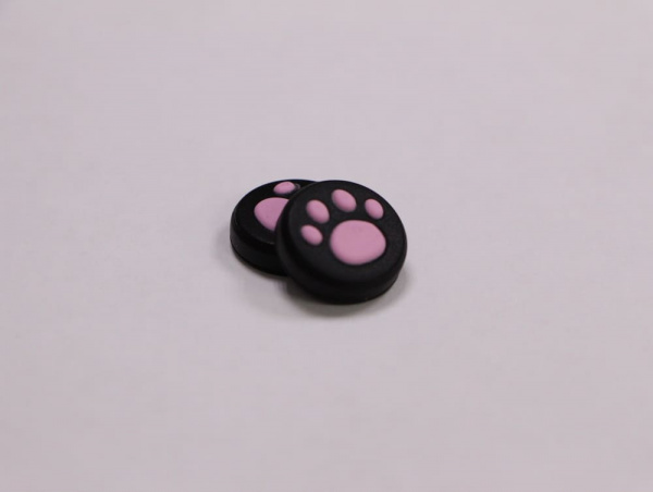 Накладки (насадки) на стики Joy Con для Nintendo Switch/Lite/Oled - Cat Paw pink (2шт) - интернет-магазин GameShock г. Челябинск