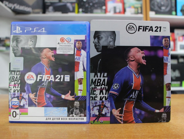 FIFA 21 Steelbook Edition (PS4, РУС, БУ) - интернет-магазин GameShock г. Челябинск