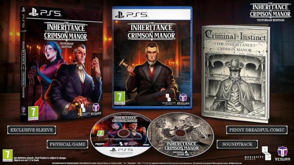 The Inheritance of Crimson Manor - Victorian Edition [PS5, русские субтитры] - интернет-магазин GameShock г. Челябинск