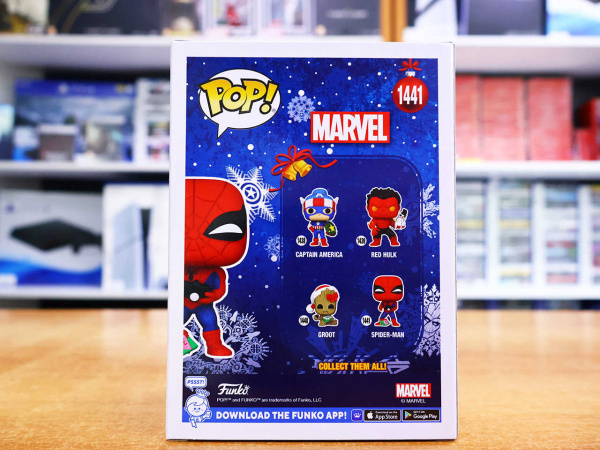 Фигурка Funko POP! Marvel: Spider-Man with Gift 1441 - интернет-магазин GameShock г. Челябинск Фигурка Funko POP! Marvel: Spider-Man with Gift 1441 - интернет-магазин GameShock г. Челябинск