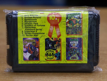 Картридж (16 бит) cборник игр 10в1 "Bs 1001" (BareKn+BatmanR+...) (без коробки) (РУС) для Сеги - интернет-магазин GameShock г. Челябинск Картридж (16 бит) cборник игр 10в1 "Bs 1001" (BareKn+BatmanR+...) (без коробки) (РУС) для Сеги - интернет-магазин GameShock г. Челябинск