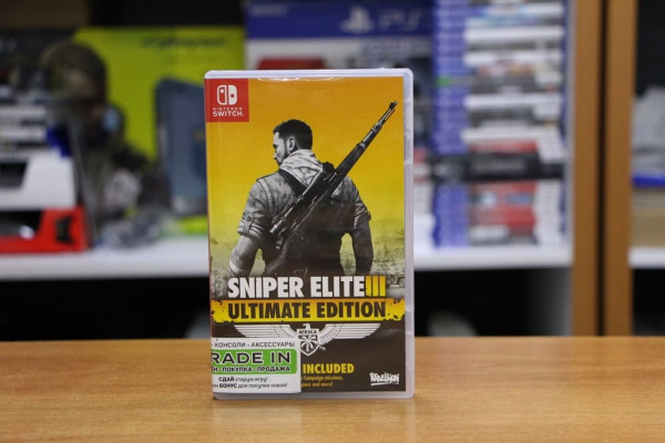 Sniper Elite III (3) - Ultimate Edition (Nintendo Switch, РУС, БУ) - интернет-магазин GameShock г. Челябинск