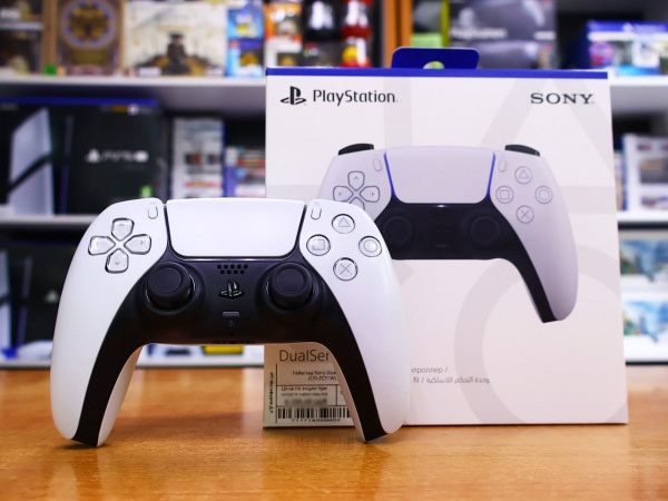 Геймпад Sony DualSense White (CFI-ZCT1W) (PS5) [БУ] - интернет-магазин GameShock г. Челябинск