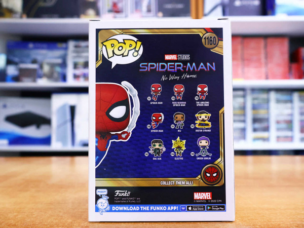 Фигурка Funko POP! Marvel. Spider-Man No Way Home: Spider-Man (Finale Suit) 1160 - интернет-магазин GameShock г. Челябинск Фигурка Funko POP! Marvel. Spider-Man No Way Home: Spider-Man (Finale Suit) 1160 - интернет-магазин GameShock г. Челябинск