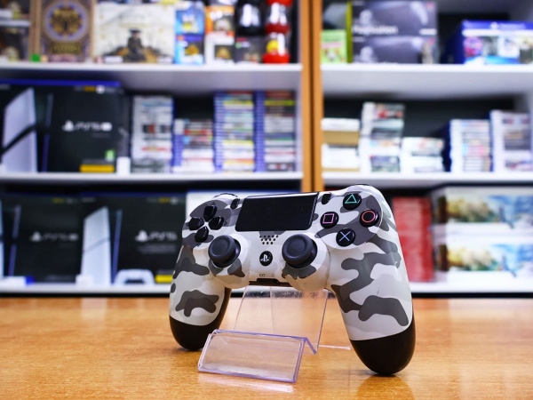 Геймпад Sony Playstation PS4 Dualshock 4 v1 Urban Camo (CUH-ZCT1E) [БУ] - интернет-магазин GameShock г. Челябинск