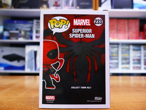 Фигурка Funko POP! Marvel: Superior Spider-Man (Exc) 233 - интернет-магазин GameShock г. Челябинск Фигурка Funko POP! Marvel: Superior Spider-Man (Exc) 233 - интернет-магазин GameShock г. Челябинск