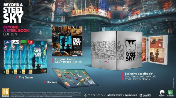 Beyond a Steel Sky - Beyond A Steelbook Edition [Nintendo Switch, русские субтитры] - интернет-магазин GameShock г. Челябинск