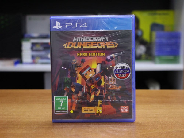 Minecraft Dungeons: Hero Edition (PS4, русские субтитры) - интернет-магазин GameShock г. Челябинск
