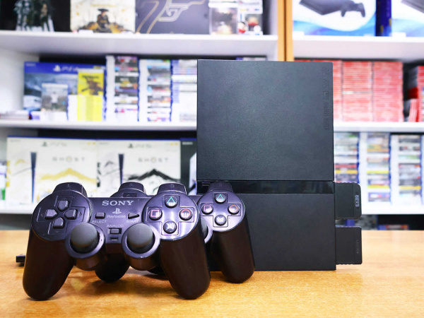 Sony Playstation 2 Slim 2 джойстика + карта [БУ] - интернет-магазин GameShock г. Челябинск